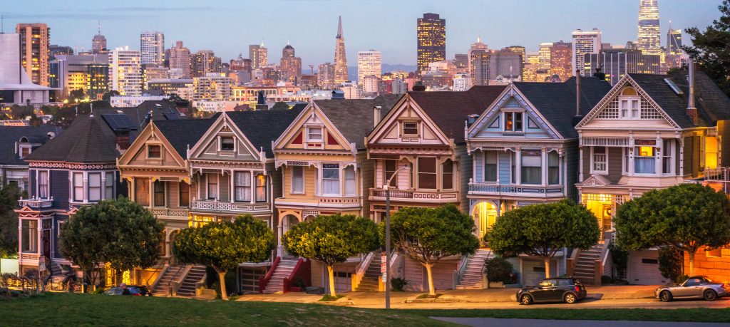 People's Choice Brokers Team Image with houses in San Francisco